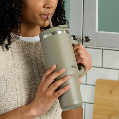Contigo Streeterville 40oz Tumbler, Stainless Steel Vacuum Insulated, Leak-Proof, Cold for 29 Hours, Salt