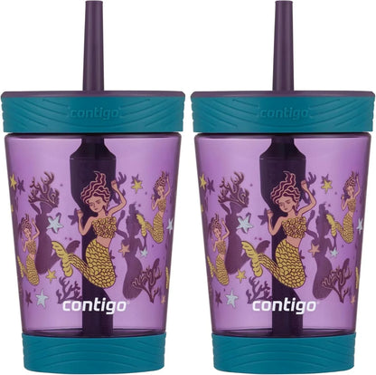 Contigo Kids Spill-Proof Tumbler with Straw 14 oz. 2 Pack