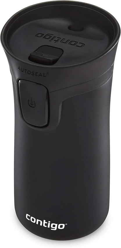 Contigo Pinnacle Autoseal Travel Mug, Stainless Steel Thermal Mug, Vacuum Flask, Leakproof Tumbler, Coffee Mug with BPA Free Easy-Clean Lid, 300 ml, Tans Matte