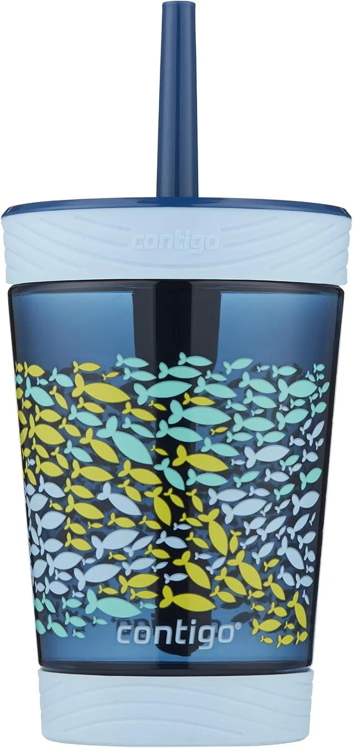 Contigo Kids Spill-Proof Tumbler with Straw 14 oz. 2 Pack