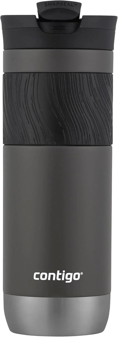 Contigo Byron 2.0 Stainless Steel Travel Mug with SNAPSEAL Lid and Grip 20oz. Juniper
