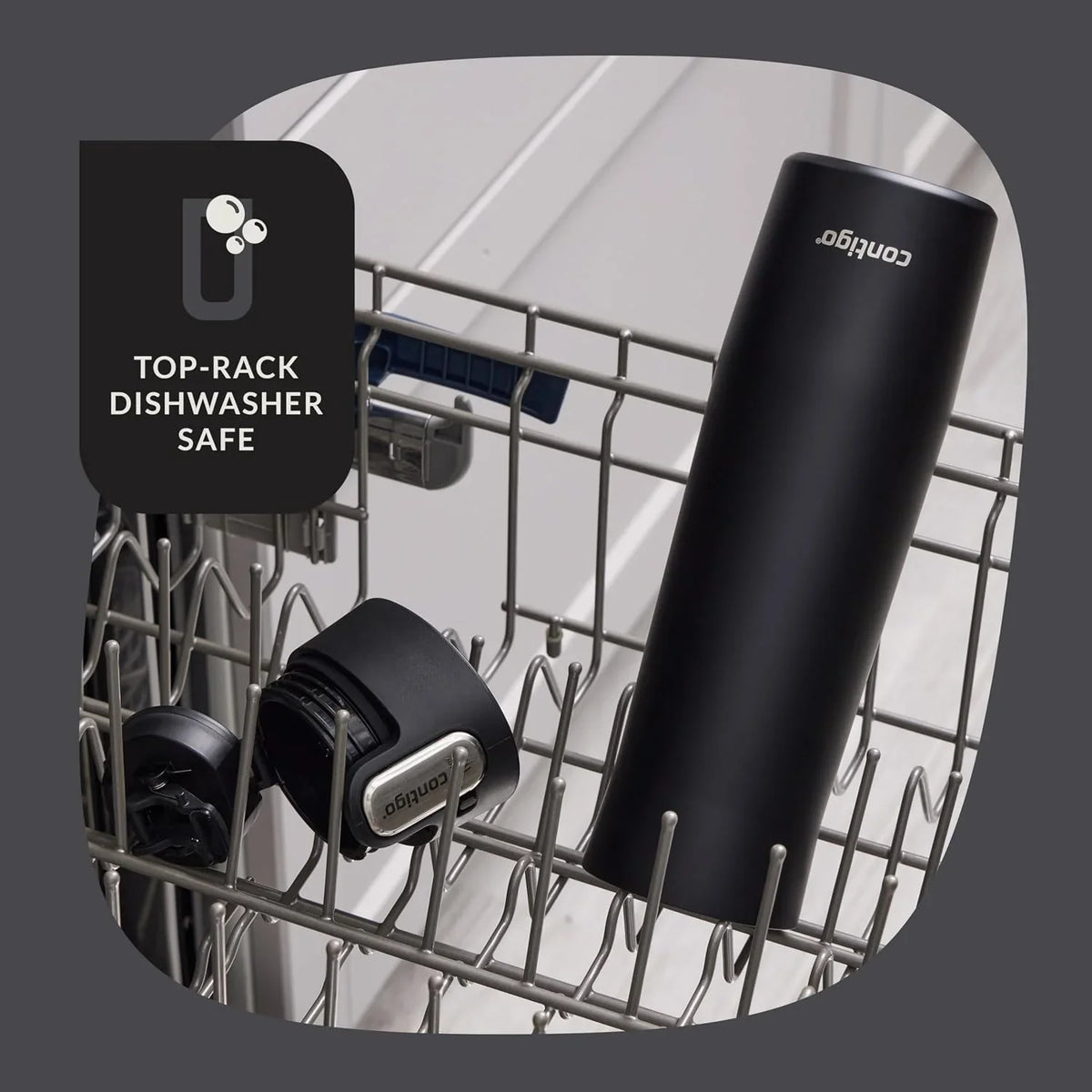 Contigo AUTOSEAL West Loop Vacuum-Insulated Stainless Steel Travel Mug with Easy-Clean Lid 24 oz Crystal Agave