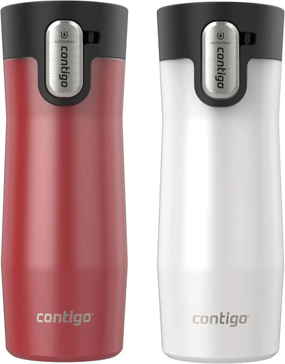 Contigo AUTOSEAL West Loop Vacuum-Insulated Stainless Steel Travel Mug with Easy-Clean Lid 24 oz Crystal Agave