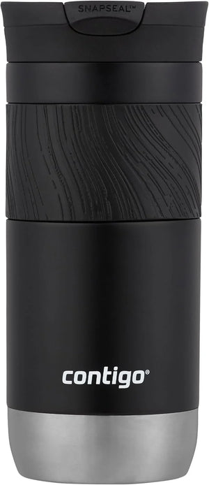 Contigo Byron 2.0 Thermo, Stainless Steel Insulated Snapseal Closure, Coffee Mug to go, 100% Leak Proof, Dishwasher Safe lid, BPA Free, Keeps Warm up to 6 Hours, 470 ml