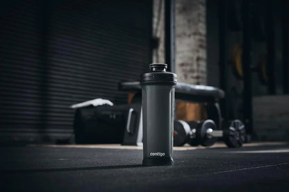 Contigo Shake & Go 2.0 Protein Shaker Bottle with Mixer Ball | Large BPA Free Blender | Ideal for Protein Powder, Nutrition Shakes or Smoothies | Leak Proof Sports Bottle | 820 ml