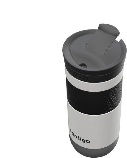 Contigo Byron 2.0 Thermo, Stainless Steel Insulated Snapseal Closure, Coffee Mug to go, 100% Leak Proof, Dishwasher Safe lid, BPA Free, Keeps Warm up to 6 Hours, 470 ml