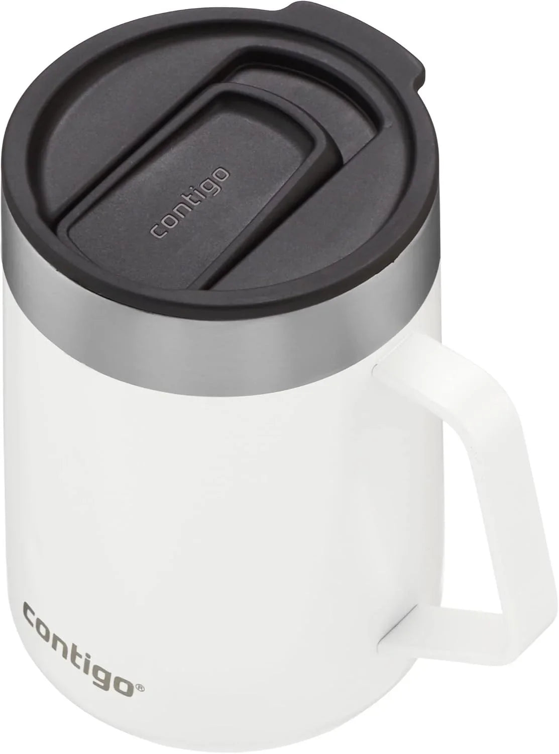 Contigo Stainless Steel Insulated Coffee Mug with Handle, Keeps Drinks Hot for Up to 5 Hours, 410 ml